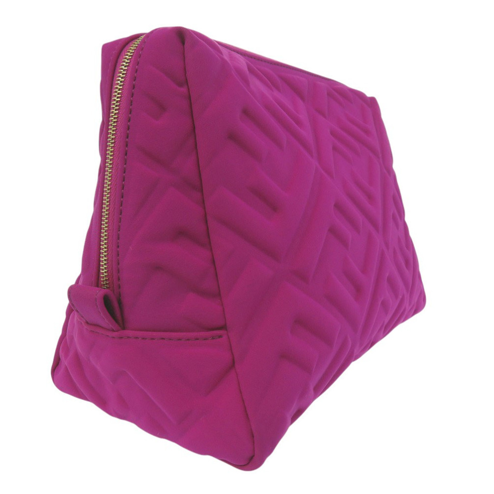 Fendi Beauty Clutch FF Zucca Polyamide Purple - Picture 7 of 10